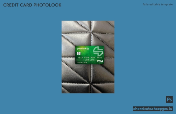 Türkei Sekerbank Visa Electron Karte Fotoansicht Beispielvorschau